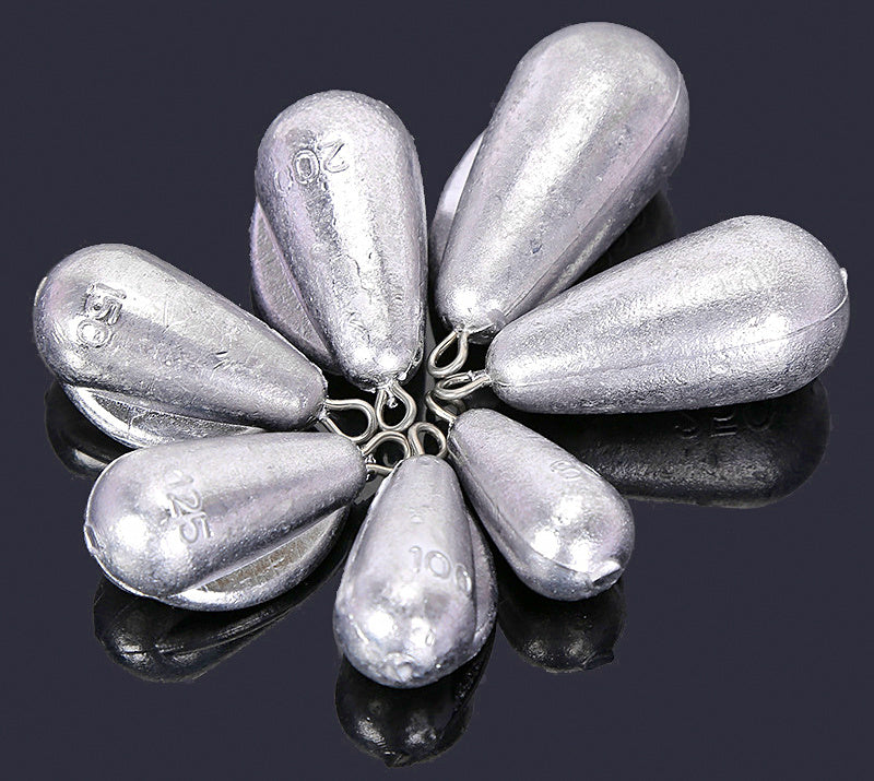 Teardrop Lead Sinker with Eyelet, 60–500 g (2.1–17.6 oz) – product photo