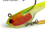 T-Tail Soft Swimbait with Rattle Plate, 6-Pack – product photo