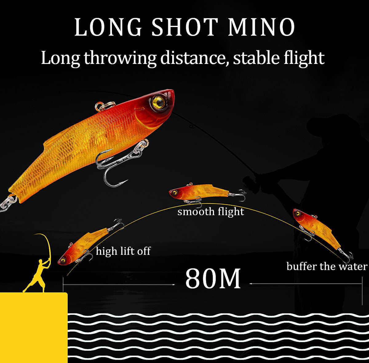 Vibrating Vib Swimbait Lure, 7 cm (2.8 in) 18 g (0.6 oz) – product photo