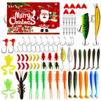 Christmas Advent Calendar Fishing Lure Set, Mixed Lures – product photo