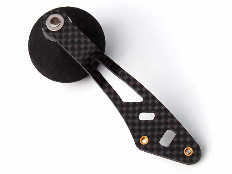 Carbon Fiber Baitcasting Reel Handle, Single Arm, Left/Right – product photo