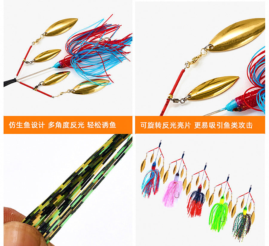Willow Leaf Spoon Lure with Lead Head Hook, 22.6 g (0.8 oz) – product photo