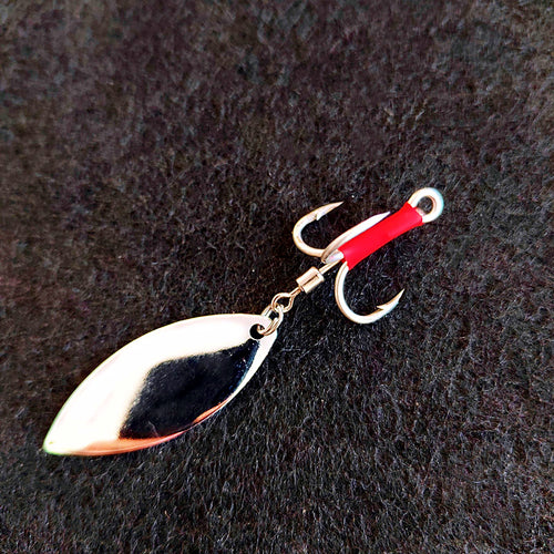 Spinner Blade Treble Hooks with Swivel, 5-Pack, Size 2–8