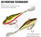 VIB Blade Bait Lipless Lure with Swivel, Boxed – product photo