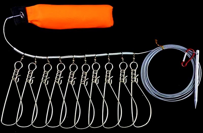 Fish Lip Gripper, Fishing Pliers & Stringer Options – product photo