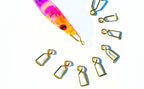 Stainless Steel Safety Pin Snap Quick Connectors, 10-15 Pack – product photo