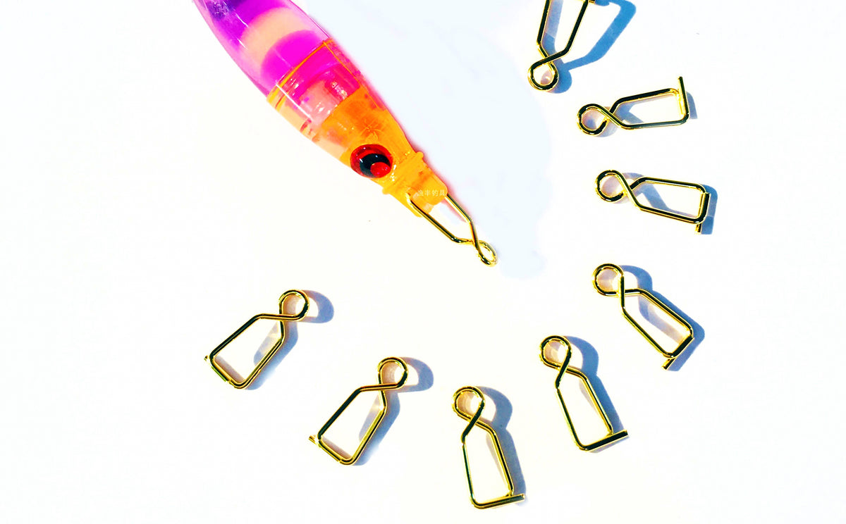 Stainless Steel Safety Pin Snap Quick Connectors, 10-15 Pack – product photo