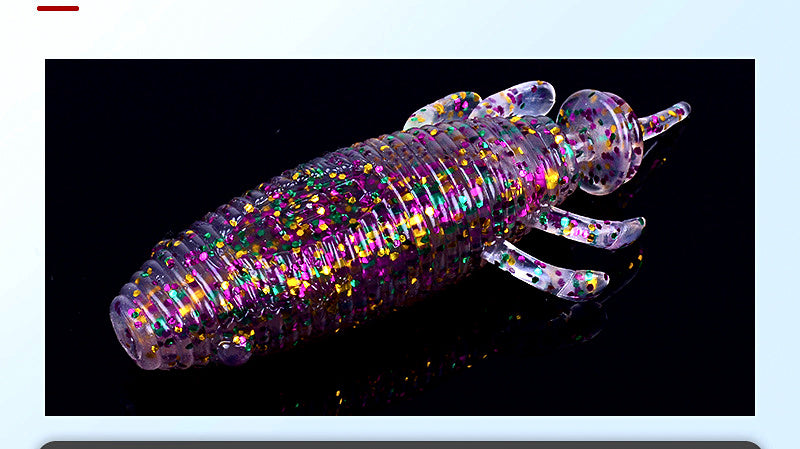 Soft Frog Lure 5-Pack with Weight Beads, Multiple Colors – product photo