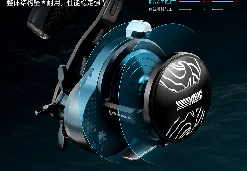 Slow Pitch Jigging Conventional Reel, 9 Bearings – product photo