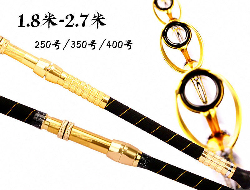 Fiberglass Boat Rod, Hard Action, 1.8–2.7 m (5.9–8.9 ft) – product photo