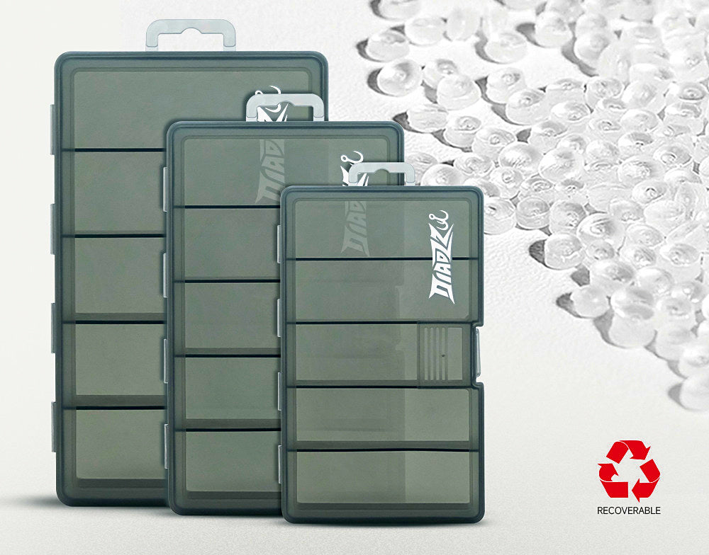 Plastic Lure Box, Single-Layer Tackle Box, Small to Large – product photo