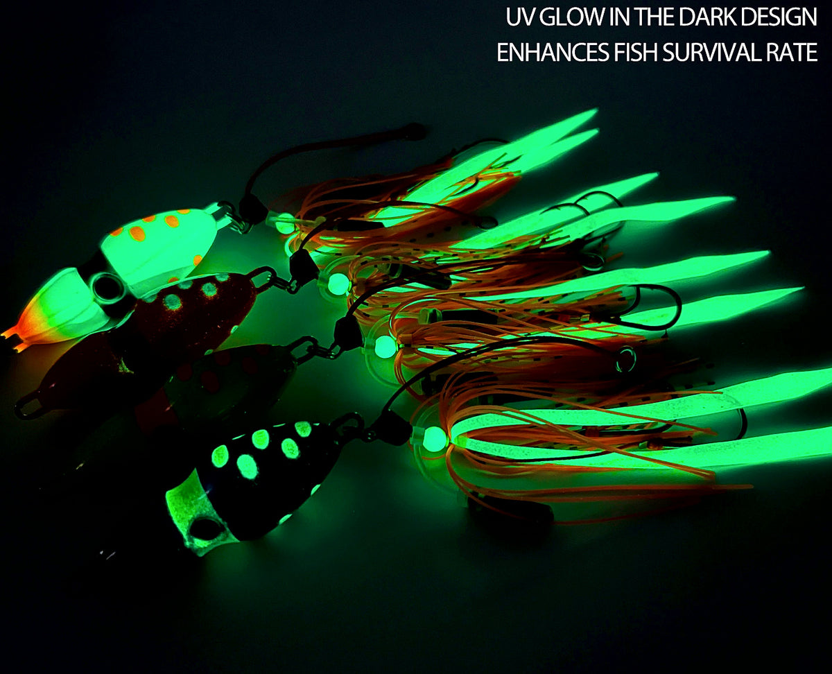 Slow Pitch Jig with Double Assist Hooks, 40–250 g (1.4–8.8 oz) – product photo