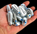 Heart-Shaped Galvanized Iron Sinker, 0.7–3.5 oz (20–100 g) – product photo