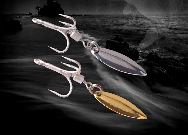 Swivel Treble Hook with Optional Blade, Size #2–#8 – product photo