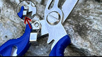 Split Ring Pliers with Braid Line Cutter, Stainless Steel – product photo