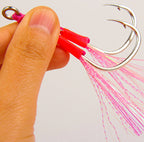 Glow Wire Assist Hooks for Jigs, Single & Double, #1–5/0 – product photo
