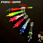 Cloth Wrapped Squid Jig, Size 2.5, Glow Eyes, 3.7 g (0.13 oz) – product photo