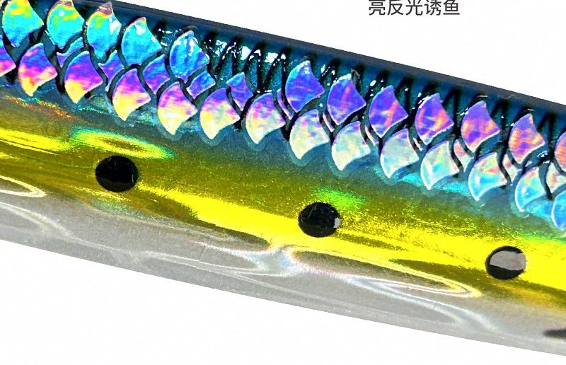 Long Cast Metal Jig, 60–200 g (2.1–7.1 oz), 3D Fish Print – product photo