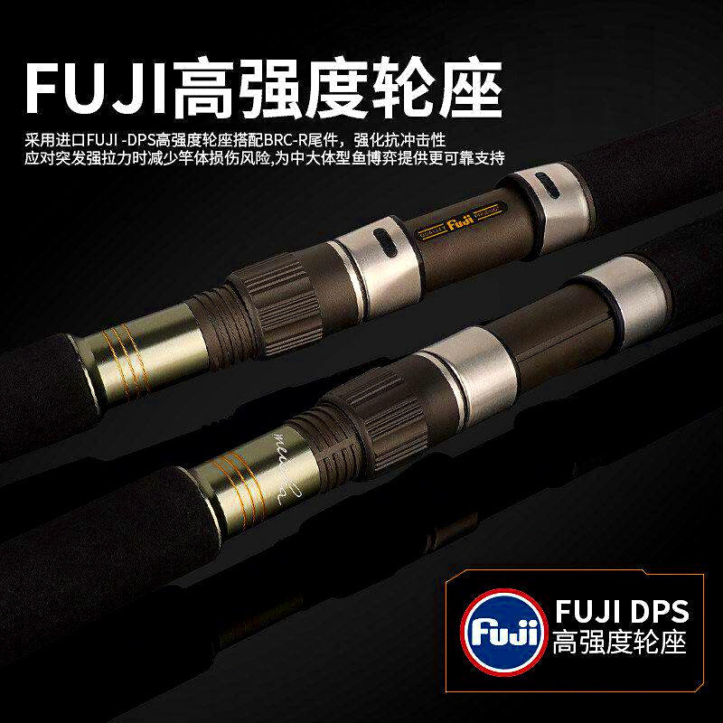 Heavy Boat Popping Rod, 2-Piece 8 ft 4 in (2.55 m), 180 g Lure – product photo