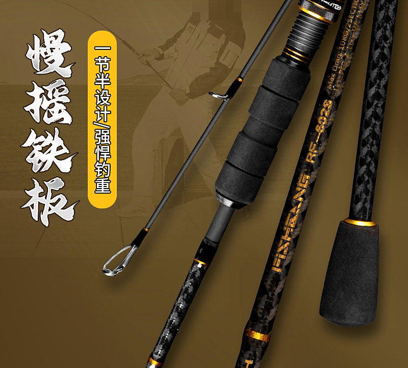 Slow Pitch Jigging Rod, 2-Piece Boat Rod, 1.68–1.98 m – product photo