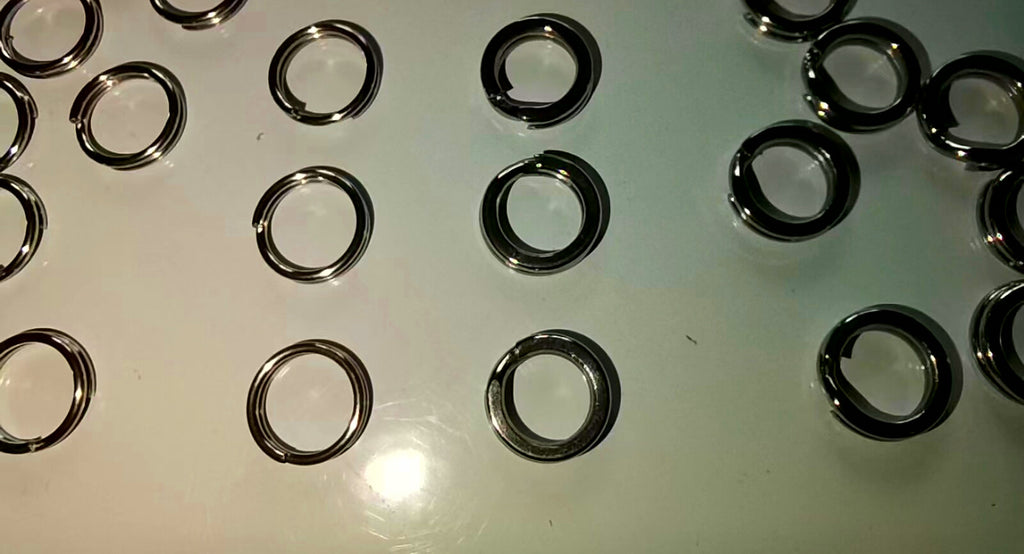 Heavy-Duty Flat Wire Split Rings, 50 Pack, 5–11 mm OD – product photo
