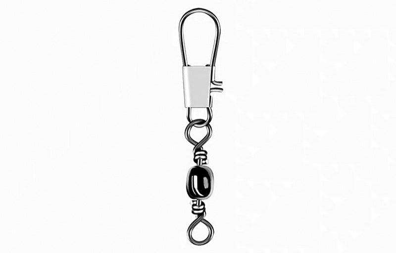 Barrel Swivel Safety Pin Snap Connector, Carbon Steel – product photo