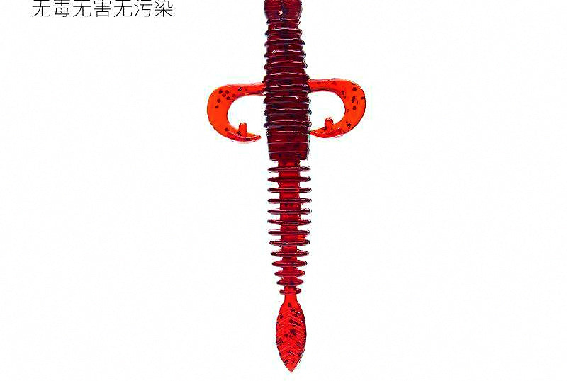 Soft Plastic Shrimp Lure, 6.5 cm & 7.5 cm (2.6 in & 3 in) – product photo