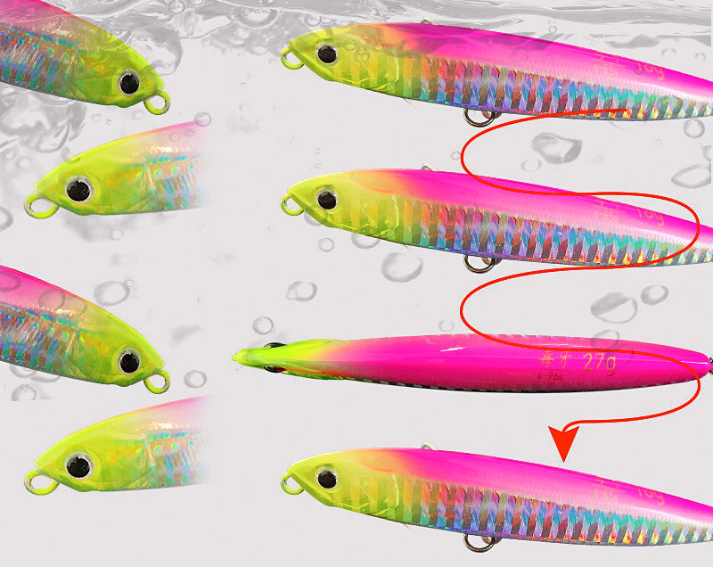 Sinking Pencil Lure, 10–30 g (0.35–1.06 oz), Treble Hooks – product photo