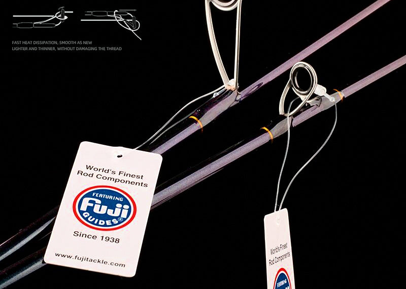 Slow Pitch Jigging Rod, 2-Piece Carbon Boat Rod, 1.8-1.98 m – product photo