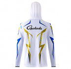 Quick-Dry Sun Protection Fishing Shirt, Bamboo Fiber, White – product photo