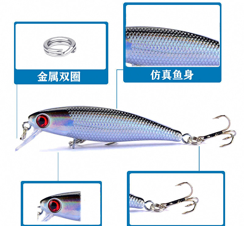 Slow Sinking Minnow Lure, 4.2 g (0.15 oz) – product photo