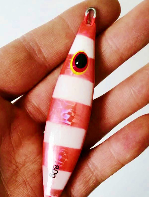 Slow Pitch Jig, 120 g (4.2 oz), Glow Stripe Colors – product photo