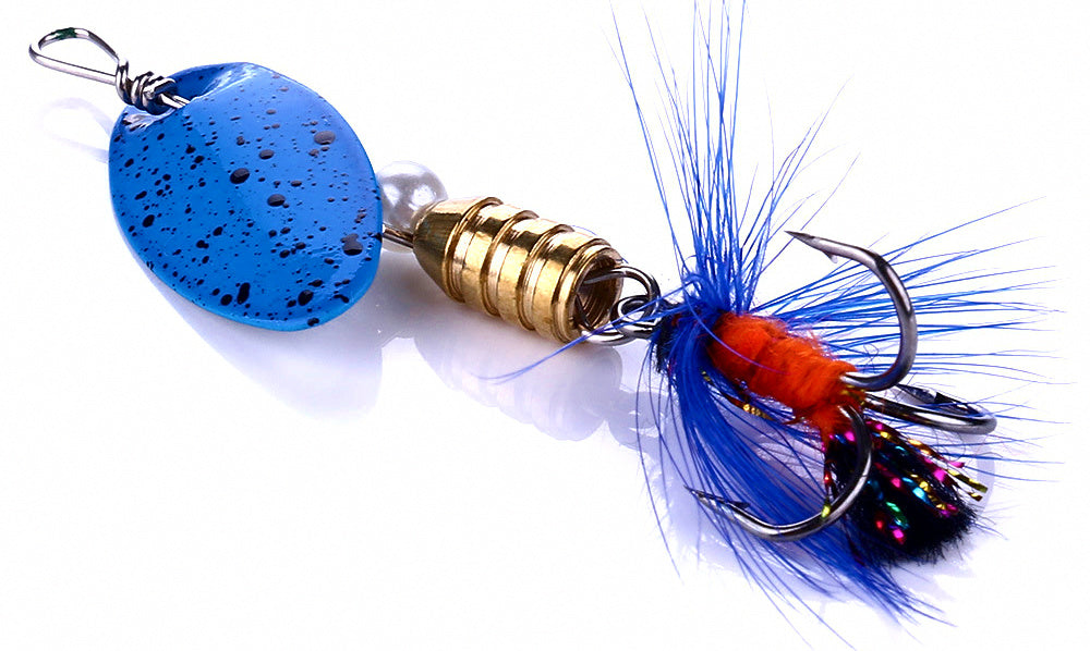 Spinner Spoon Lure with Feather Hook, 2.2–13 g (0.08–0.46 oz) – product photo