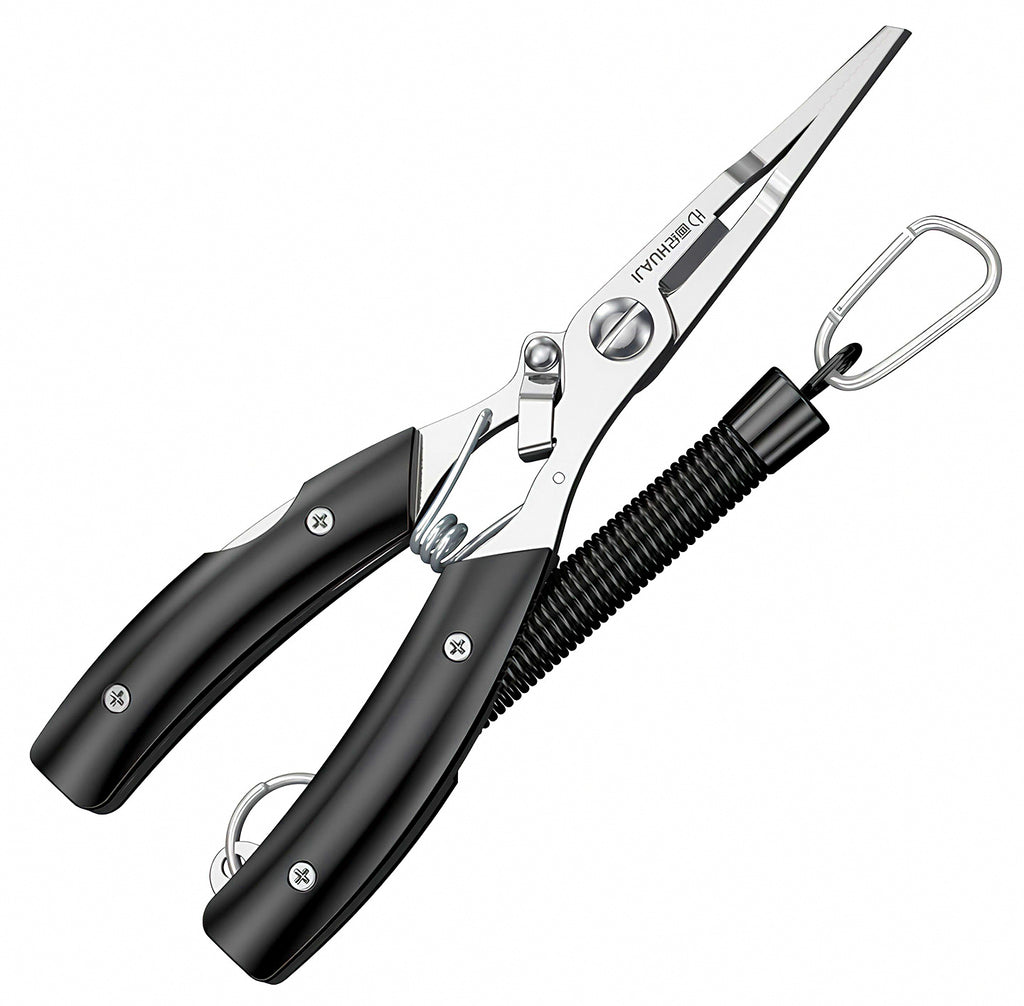 Stainless Steel Long Nose Fishing Pliers, Hook Remover – product photo