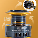 Metal Spinning Reel, Brown, Sizes 1000–7000 – product photo