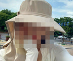 UPF 50+ Sun Hat, Neck Cape, Face Veil & Foldable Styles – product photo