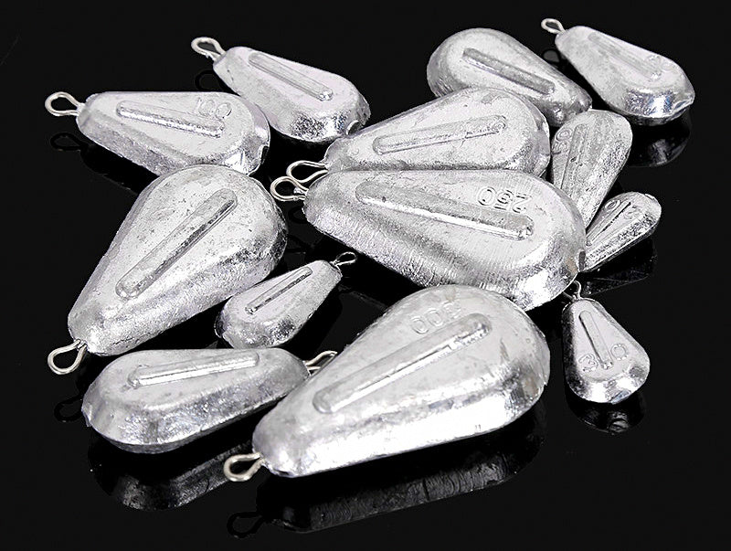 Lead Teardrop Eyelet Sinker, 0.7–10.6 oz (20–300 g) – product photo