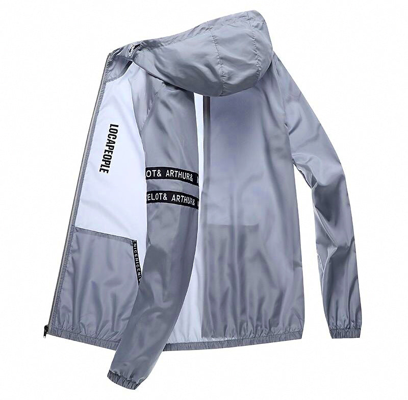 Men's Hooded Sun Protection Fishing Jacket, Lightweight – product photo