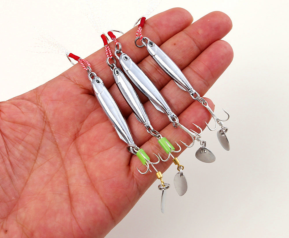 Mirror Plated Metal Casting Jig, 7–10 g (0.25–0.35 oz) – product photo