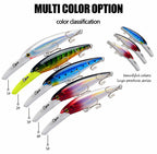 Sinking Minnow Trolling Lure, 225 mm (8.9 in), 82.5 g (2.9 oz) – product photo