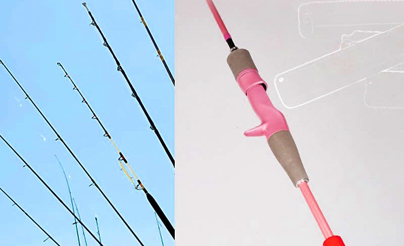 Silicone Rod Protector Sleeve, M Type, for Boat & Slow Pitch Rods – product photo