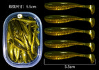 T-Tail Soft Plastic Swimbait Grubs, 5.5–7 cm (2.2–2.8 in) – product photo