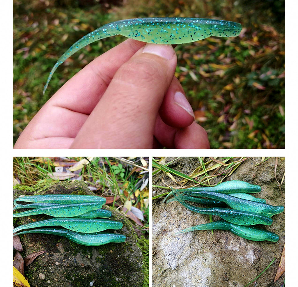 Fork Tail Soft Minnow Lure, 90–120 mm (3.5–4.7 in) – product photo