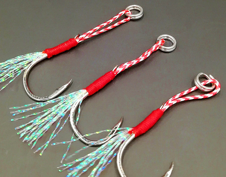 Iseni Barbed Hooks, High-Carbon Steel, Size 10–16, 5 Pack – product photo