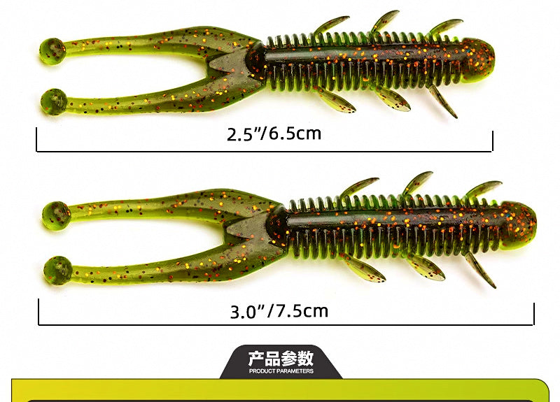 Floating Shrimp Soft Bait, 6.5 & 7.5 cm (2.5 & 3 in) Ned Rig – product photo
