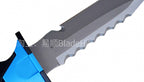 Titanium-Coated Dive Knife, 12.5 cm (4.9 in) Blade – product photo