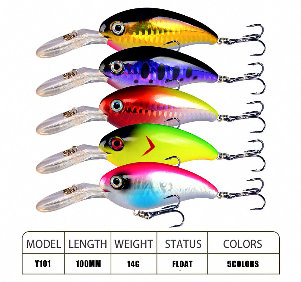 Floating Deep Diving Minnow, 10 cm (3.9 in), 14 g (0.5 oz) – product photo