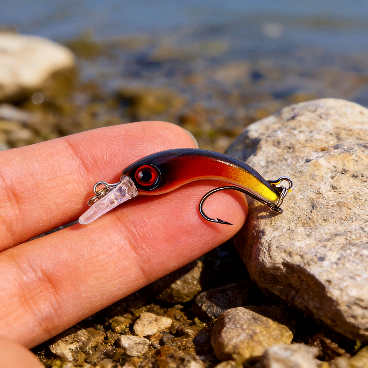 Micro Floating Minnow Lure, 4 cm (1.6 in), 1.5 g (0.05 oz) – product photo