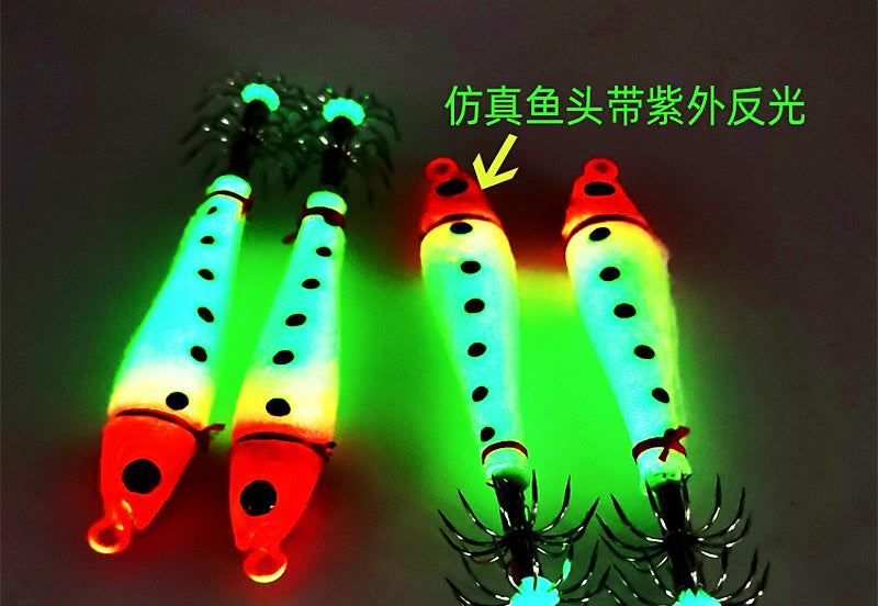 Glow Squid Umbrella Hook Jigs, 10–40 g (0.35–1.4 oz) – product photo