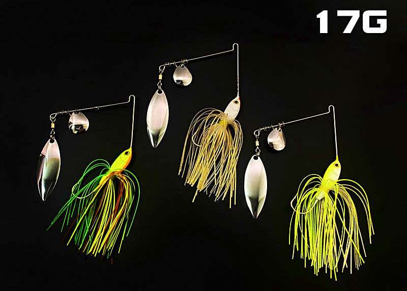Spinner Spoon & Soft Bait Lure Kit, 12 g (0.42 oz) / 17 g (0.6 oz) – product photo